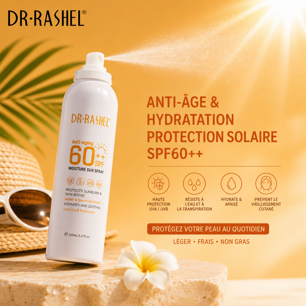Anti-aging & moisture sun spray SPF 60 ++
