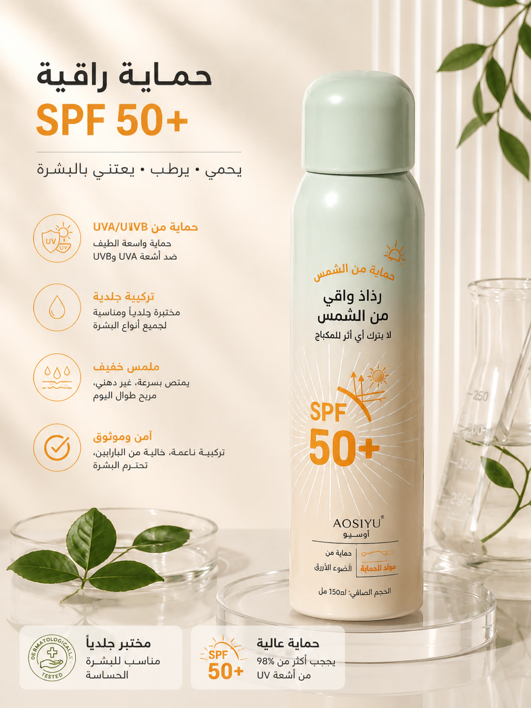 Spray Solaire SPF 50+