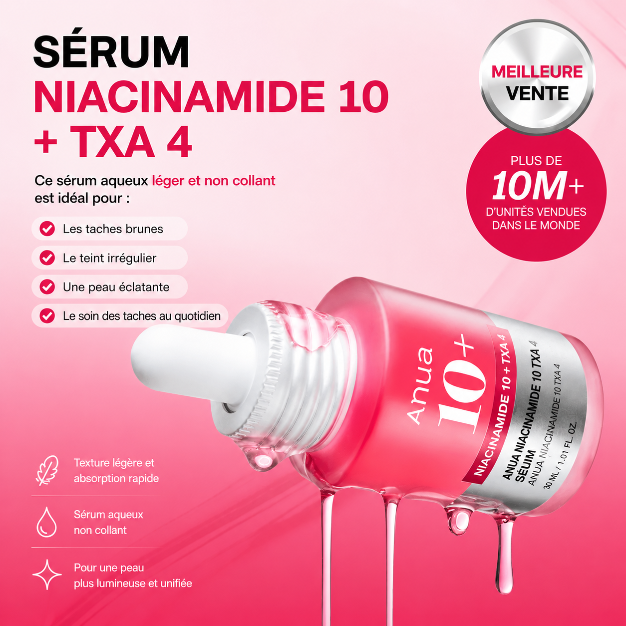 Anua 10+ Sérum Niacinamide + TXA 4