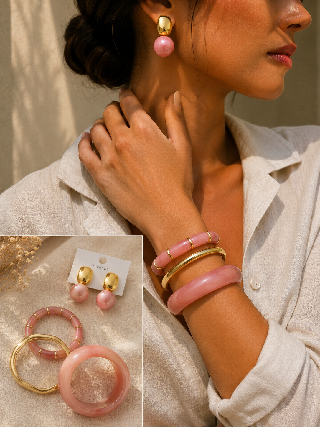 Ensemble Rose & Doré