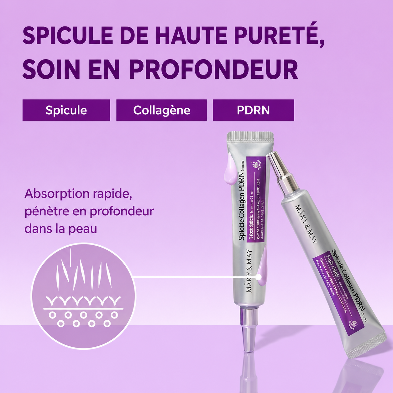 MARY & MAY Spicule Collagen PDRN Cream
